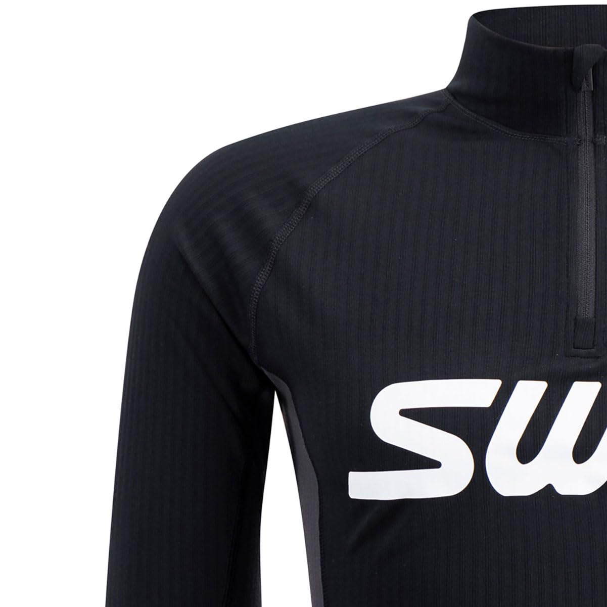 Swix Men's Racex Classic Half Zip Long Sleeve Quick-Drying Stretch Slim Fit Baselayer Top - Image 4