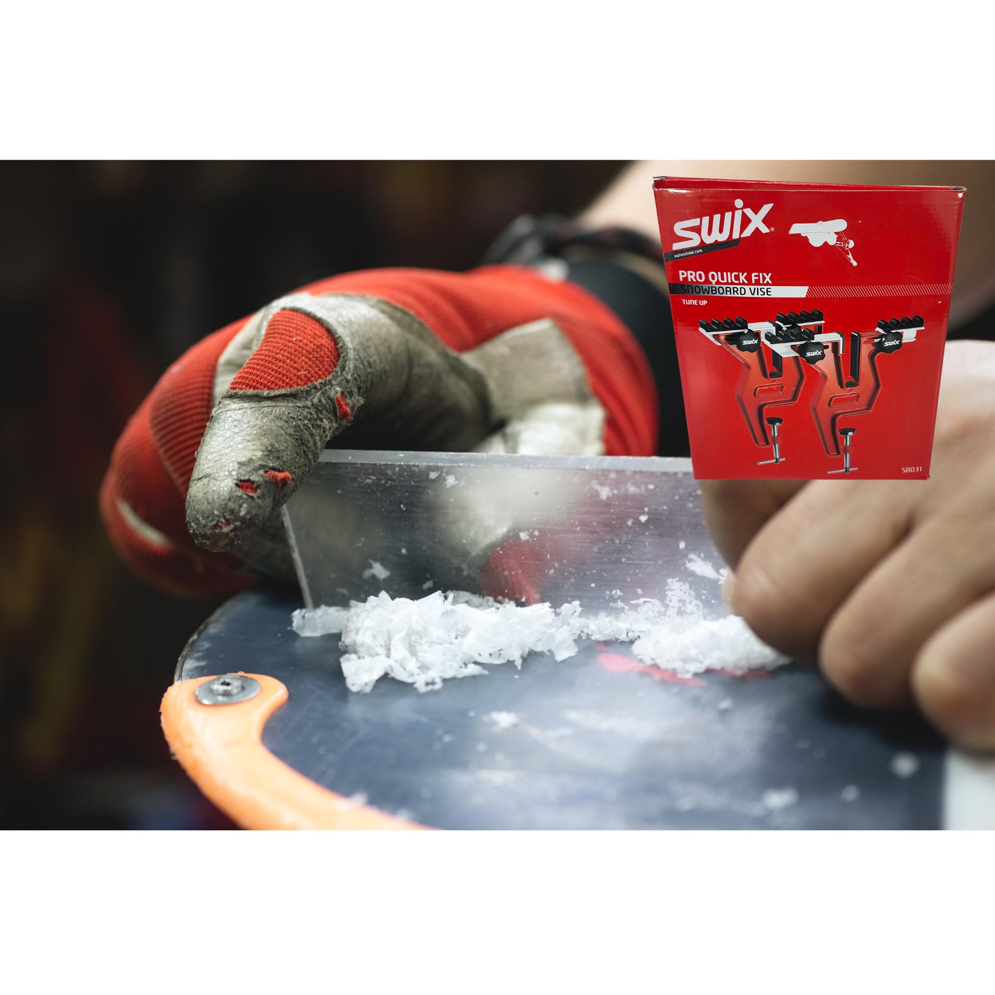 Swix Pro Snowboard Vise Clamp for Workbench Tuning, Adjustable Width - Image 6