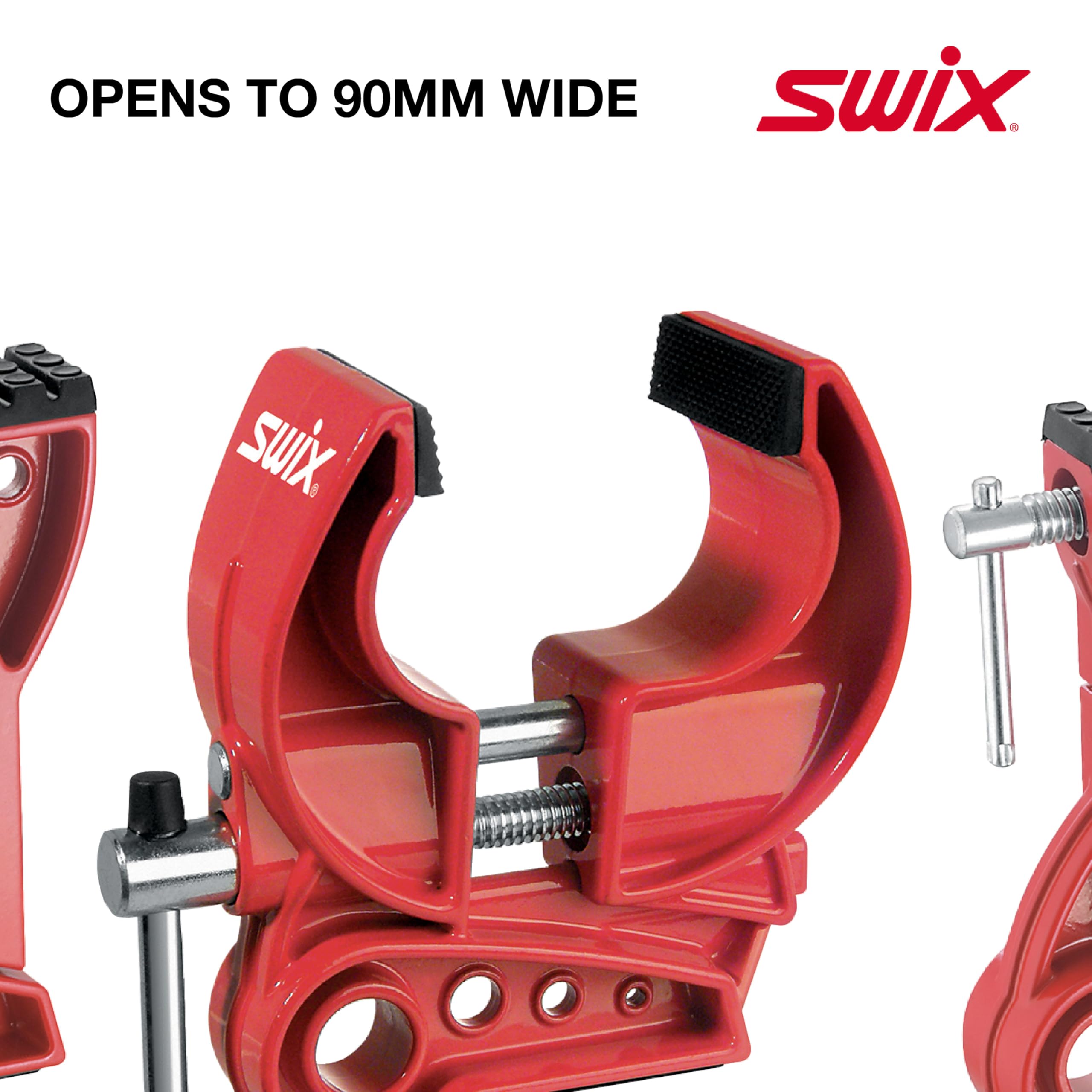 SWIX T149-50 Ski Vise With 50mm Wide Jaws | Durable Adjustable Clamps For Waxing And Tuning Alpine & Downhill Skis - Image 3